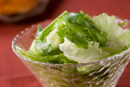 レタスルッコラのサラダ