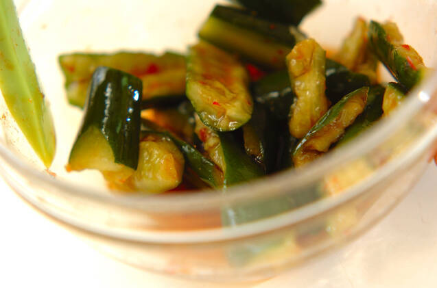 キュウリのピリ辛漬けの作り方の手順3