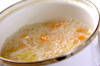 アサリ缶の豆乳スープ煮の作り方の手順2