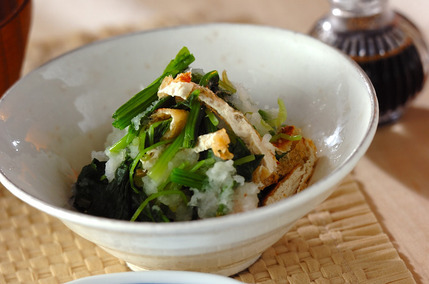 ホウレン草のおろし和え