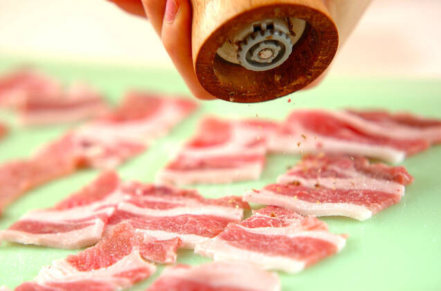 サワークリーム入りマイルドハッシュドポークの作り方の手順1