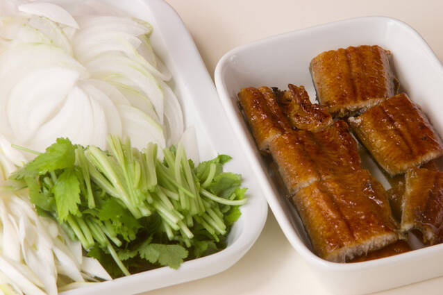 ウナギの卵とじの作り方の手順1