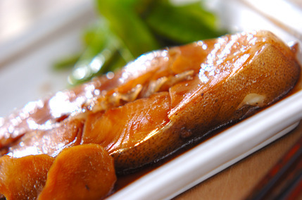 カラスガレイの煮付け