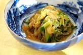 クラゲキュウリの和え物