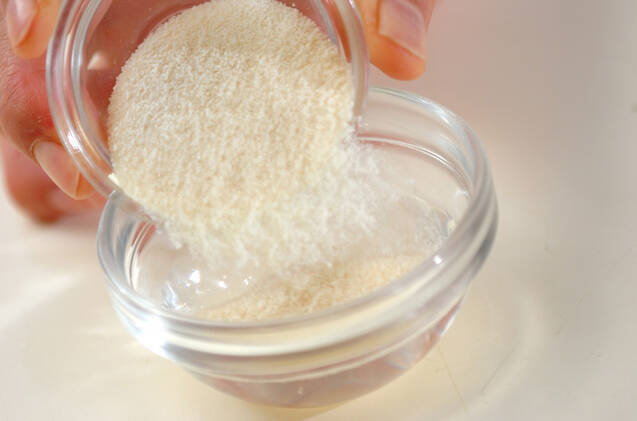 なめらかプリンの作り方の手順1