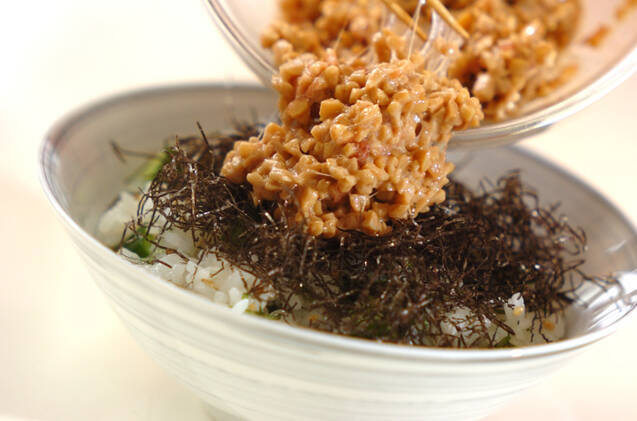 梅納豆とキュウリのサッパリご飯の作り方の手順5