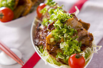 豚肉のオイスター焼き