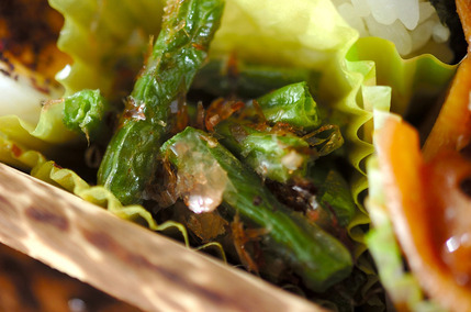 サヤインゲンの塩炒め