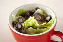 レタス入りシジミ汁