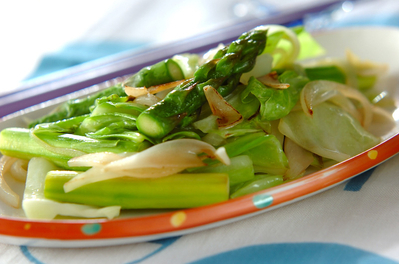 野菜のニンニク炒め 副菜 レシピ 作り方 E レシピ 料理のプロが作る簡単レシピ