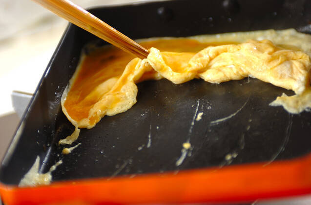 枝豆の卵焼きの作り方の手順2