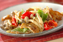 豚肉のマヨジンジャー炒め