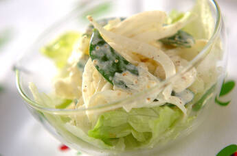 新玉ネギのシャキシャキサラダ