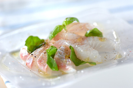 5分でできる！基本のヒラメのカルパッチョ