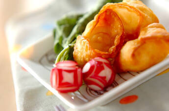 カリッとチーズの包み揚げ