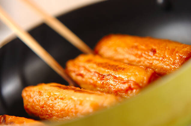 焼きゴボウ天・おろし添えの作り方の手順2