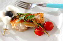 チキンのケイパーソテー