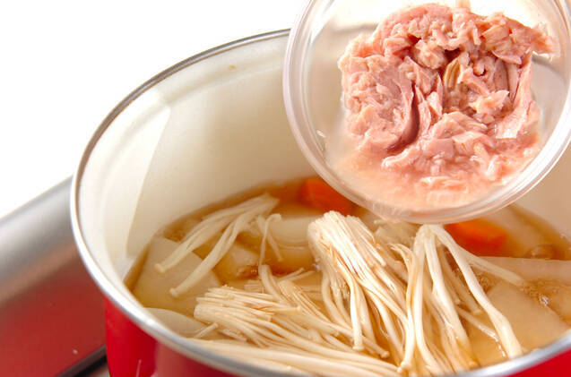 大根のツナ煮の作り方の手順3