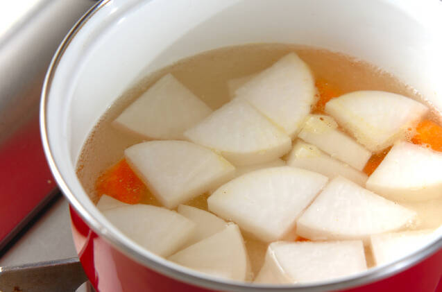 大根のツナ煮の作り方の手順2