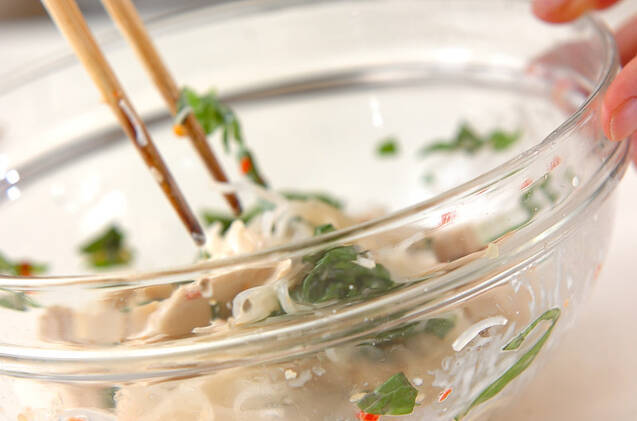 春雨のチリソース和えの作り方の手順6