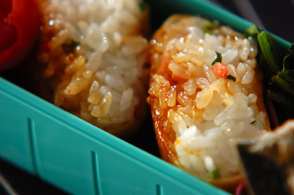 揚げ包みご飯