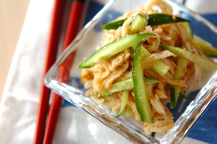 切干し大根のゴマ酢