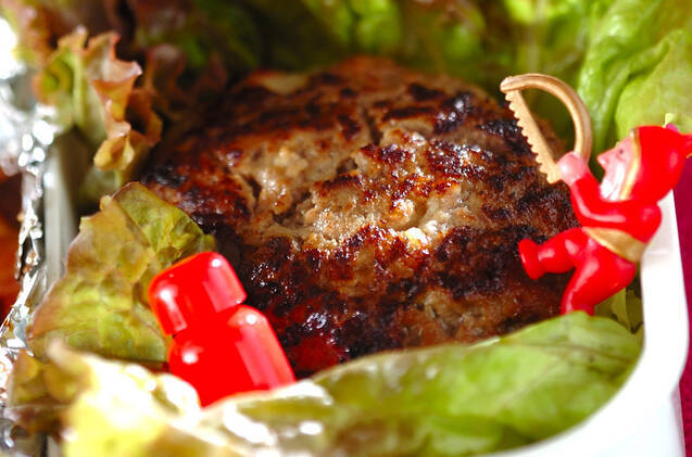 ポテサラ入りハンバーグ