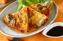 カキ入りふんわり卵焼き