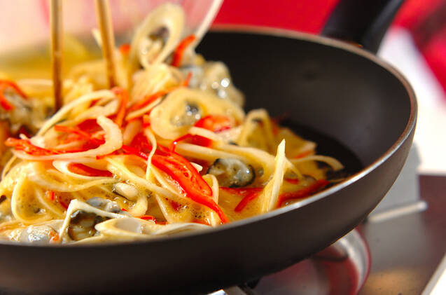 カキ入りふんわり卵焼きの作り方の手順7