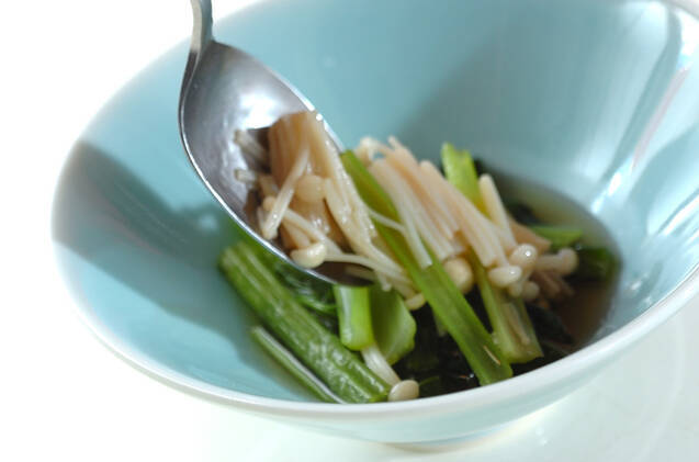 優しい味 小松菜の煮びたしの作り方の手順4