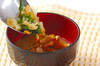油揚げ入り納豆汁の作り方の手順6