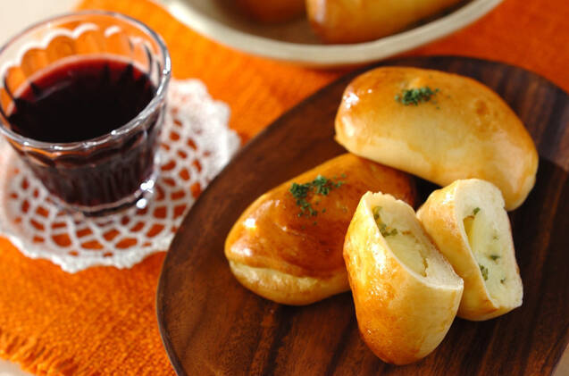 ジャガネギマヨガーリックパン