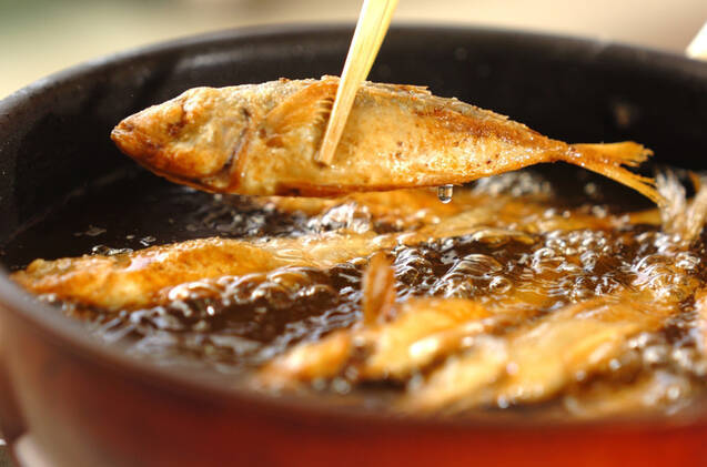 丸ごとおいしい！カリっと小アジの唐揚げの作り方の手順5