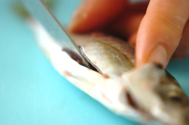 丸ごとおいしい！カリっと小アジの唐揚げの作り方の手順1