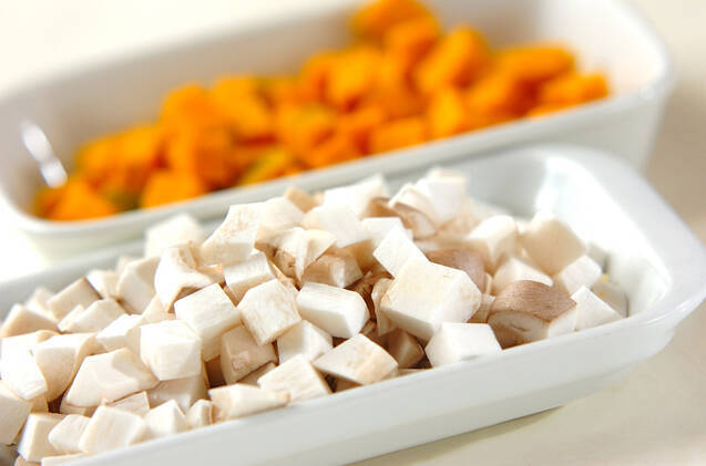 エリンギのミネストローネの作り方の手順1