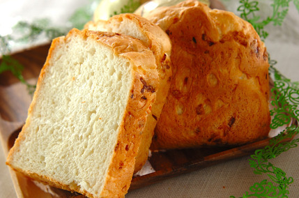 新玉ネギの食パン