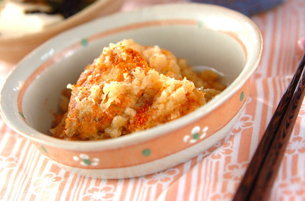 大葉入りつくねのみぞれ煮