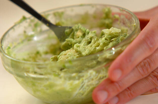 さわやかアボカドディップの作り方の手順2