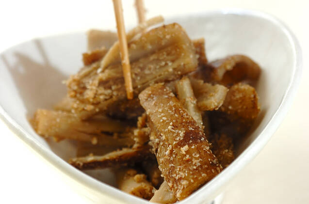 たたきゴボウのゴマ和えの作り方の手順4