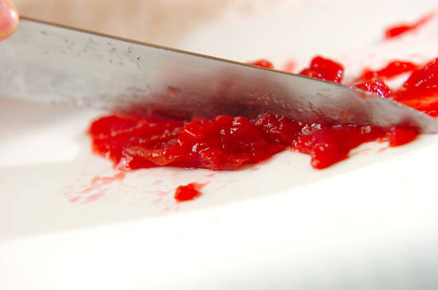 レンコンの梅和えの作り方の手順2