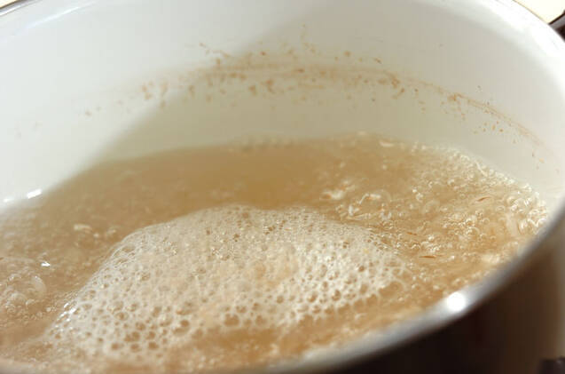 押し麦とツナの彩りサラダの作り方の手順1