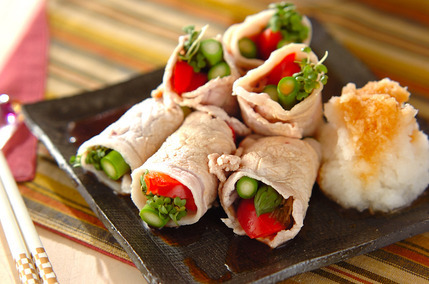 ゆで豚のおろしがけ