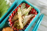 アスパラのクリームチーズおかか和え