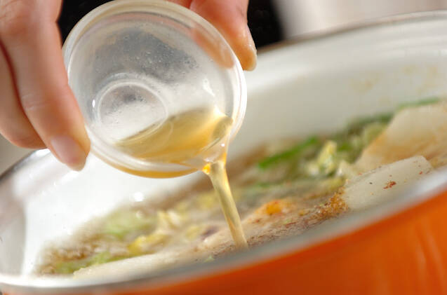 鶏と白菜のあったかスープ煮の作り方の手順4