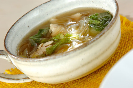 鶏と白菜のあったかスープ煮
