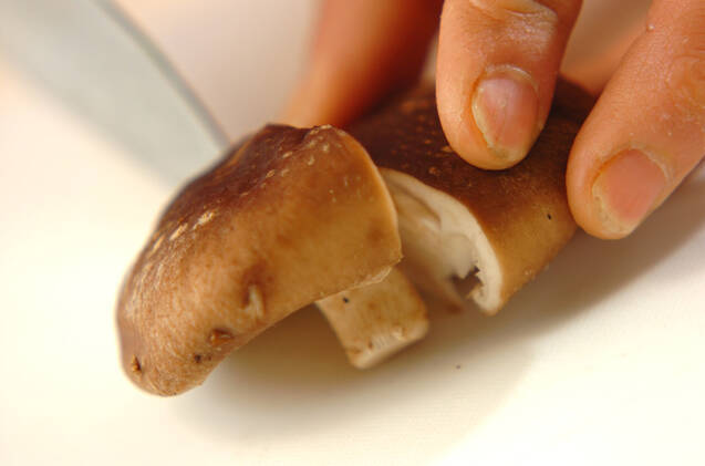 キノコの天ぷらの作り方の手順2