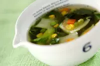 チンゲンサイの美肌スープ