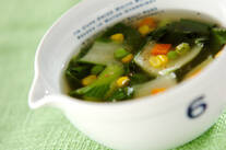 チンゲンサイの美肌スープ