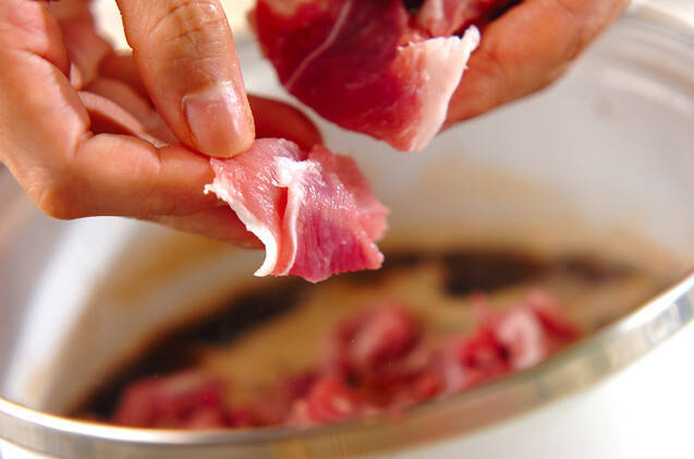 豚肉のしぐれ丼の作り方の手順4