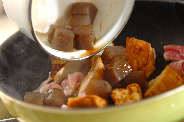 ナスと厚揚げのみそ炒めの作り方の手順9